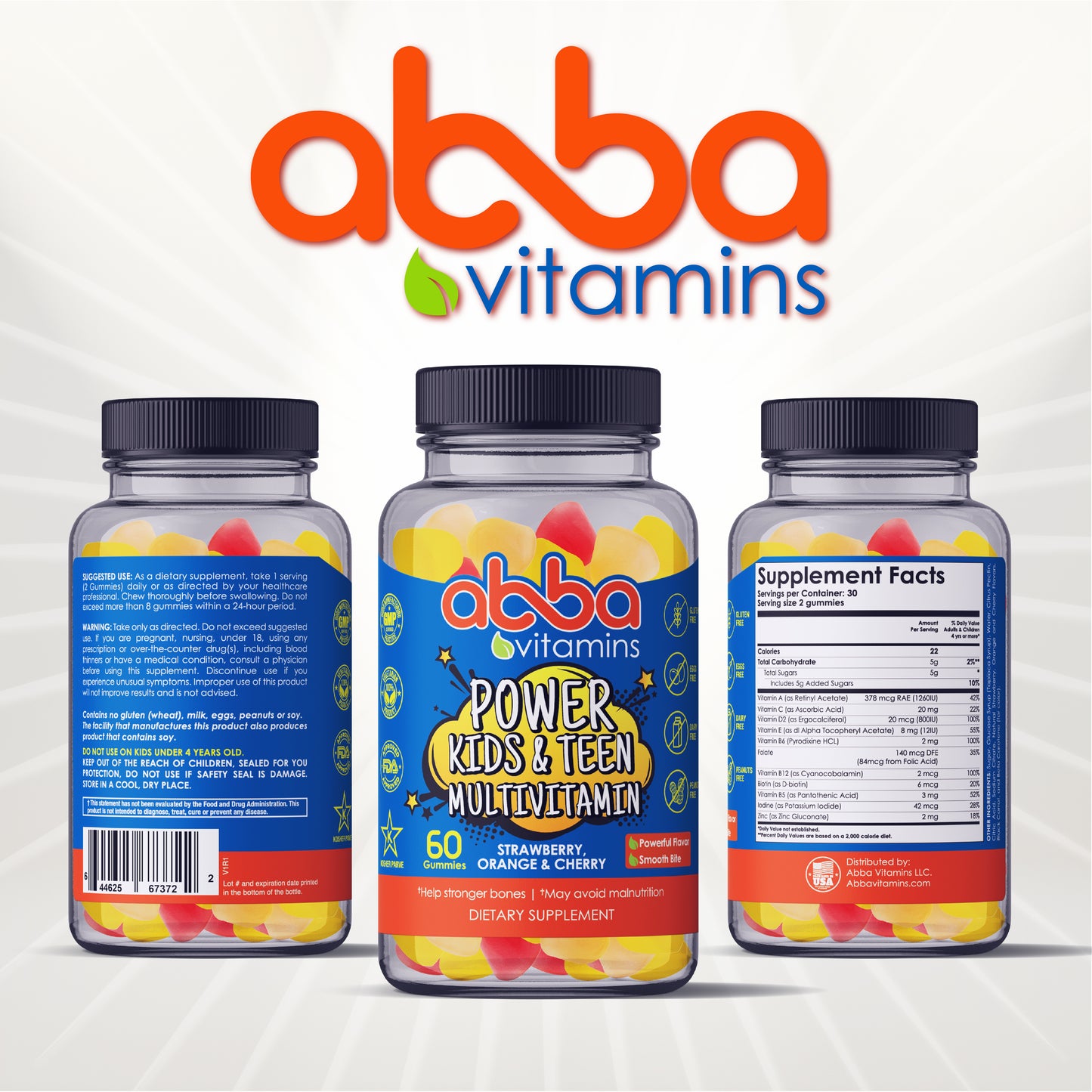 Two Multivitamins includes Free Shipping use Code ABBA