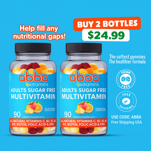 Combo Sugar Free Multivitamins Adults Free Shipping use Code ABBA