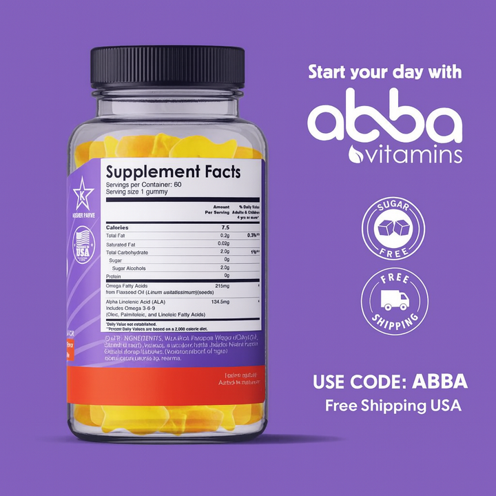Sugar Free Omega 3,6,9 gummies