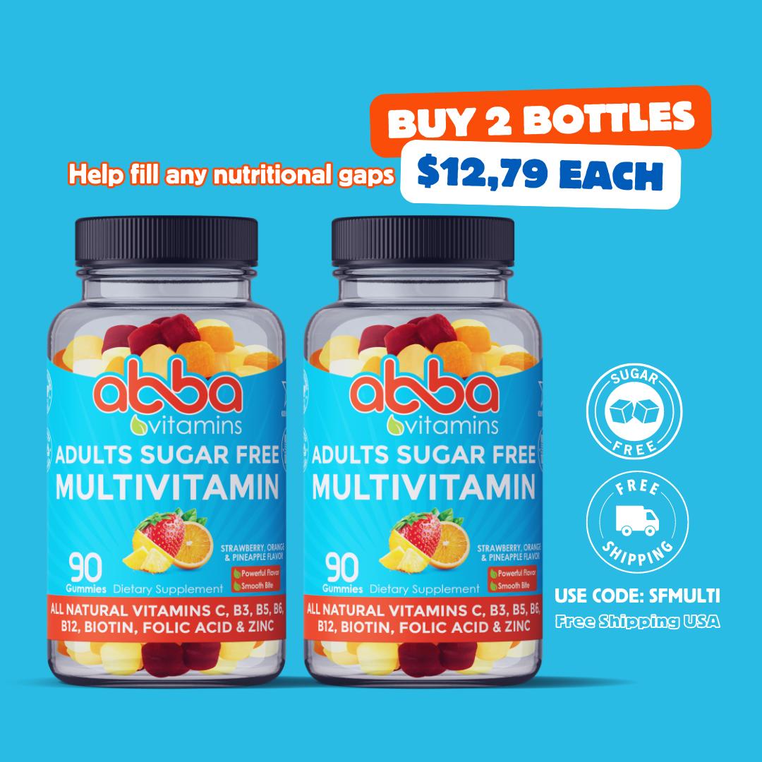 Combo Sugar Free Multivitamins Adults Free Shipping use Code SFMULTI