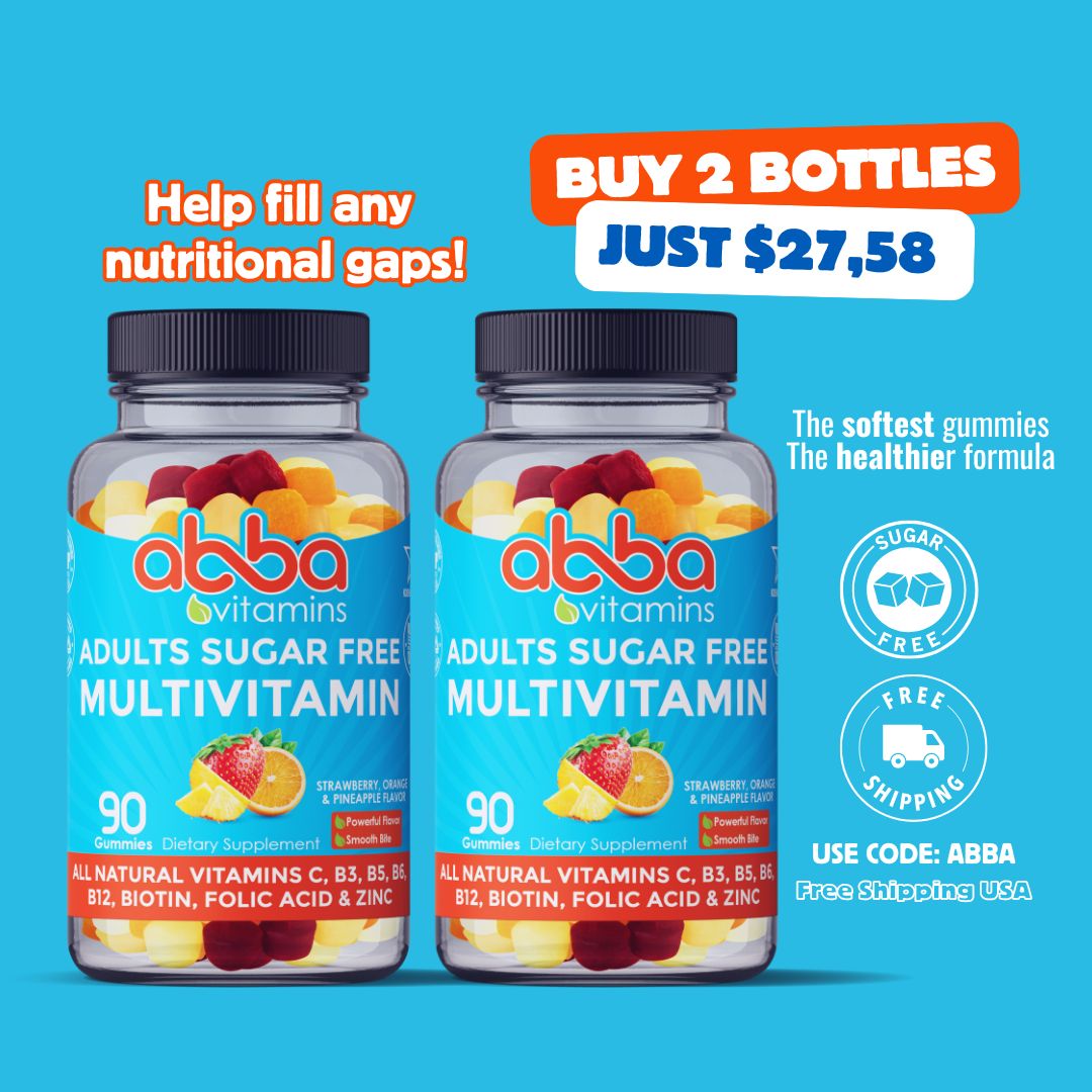 Combo Sugar Free Multivitamins Adults Free Shipping use Code ABBA