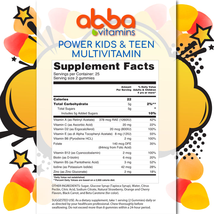 Kids & Teen Multivitamins gummies